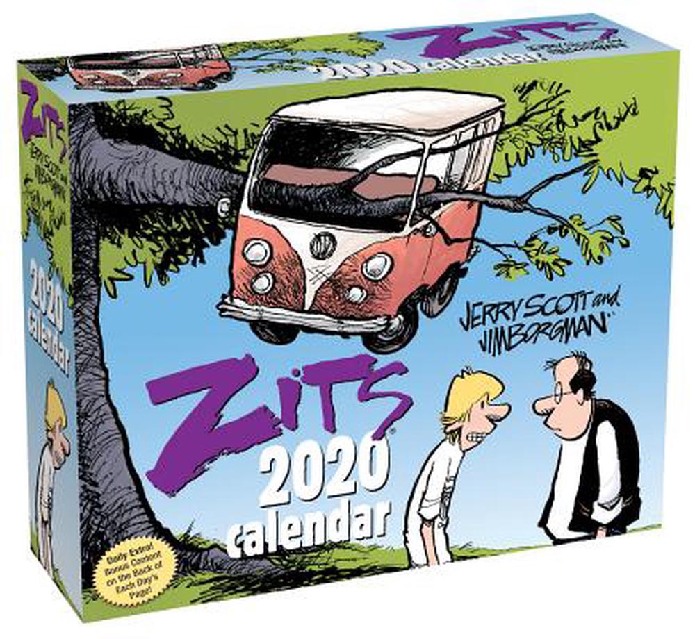 Zits 2020 Day-To-Day Calendar by Jerry Scott (English) Daily Book Free