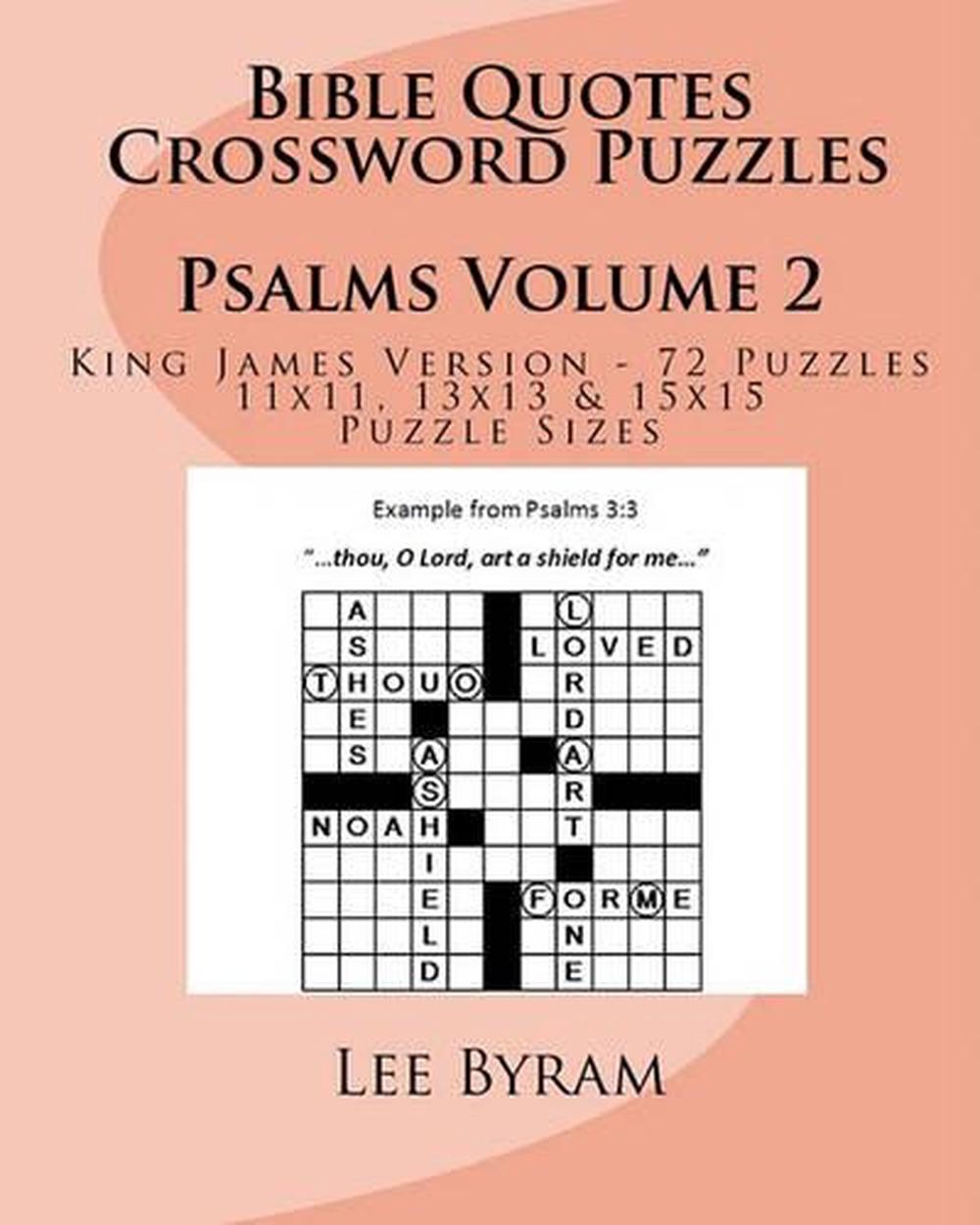 Bible Quotes Crossword Puzzles: Psalms by Lee Byram (English) Paperback