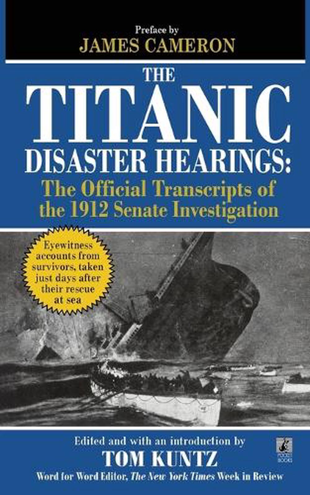 Kuntz　PicClick　THE　Tom　$79.51　Hearings　AU　Paperback　Book　by　DISASTER　TITANIC　(English)