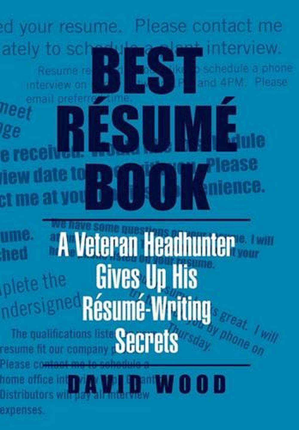 Best Resume Book by David Wood (English) Hardcover Book Free Shipping