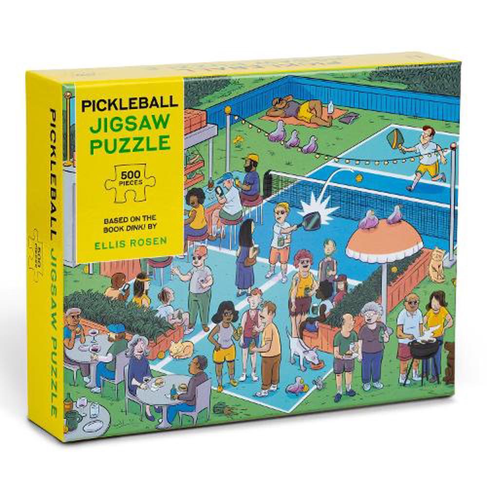 Pickleball Jigsaw Puzzle: 500-Piece Jigsaw Puzzle Based on the Book Dink! (With 