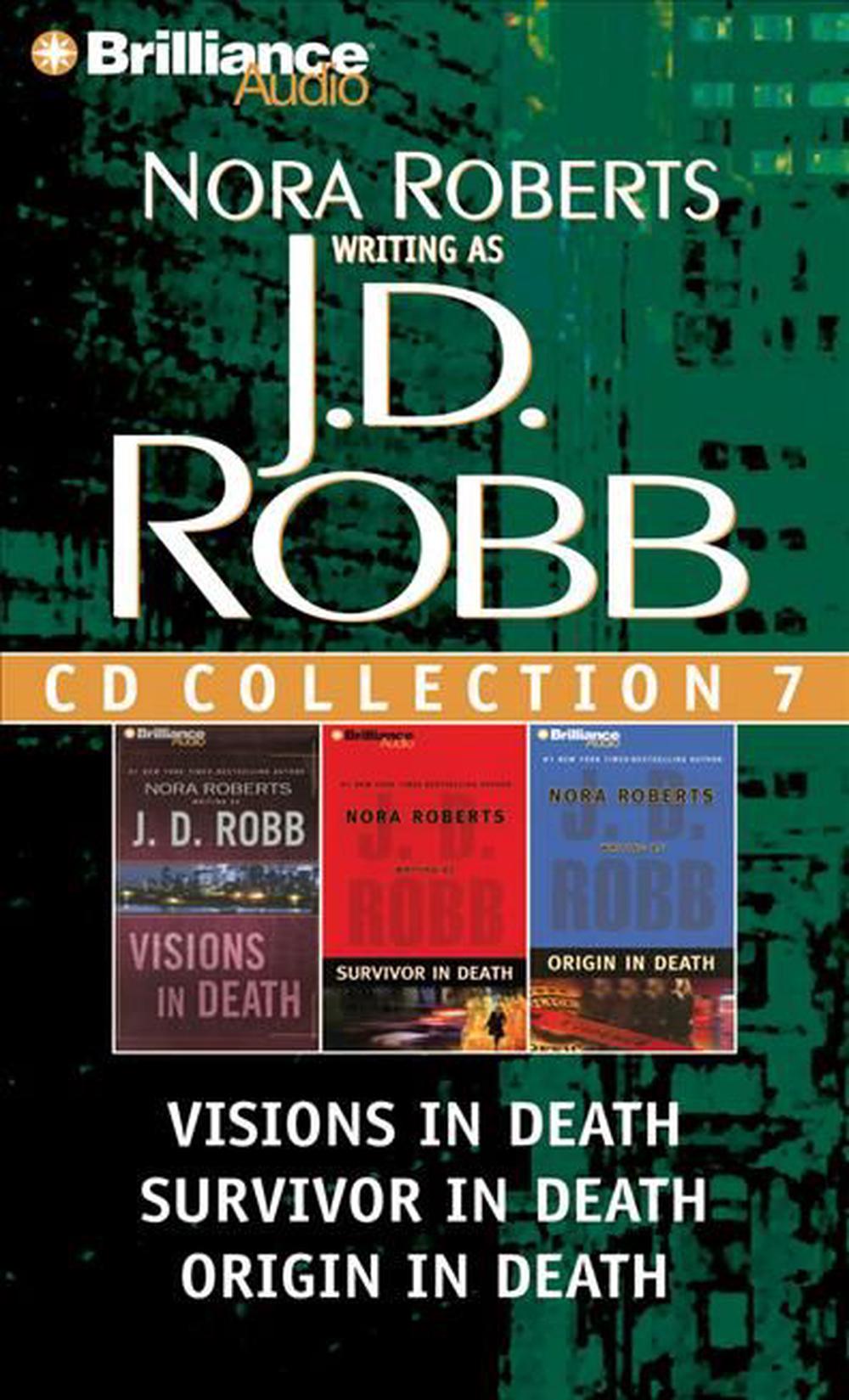 J.D. Robb CD Collection 7 Visions in Death, Survivor in Death, Origin in Death 9781455806003 eBay