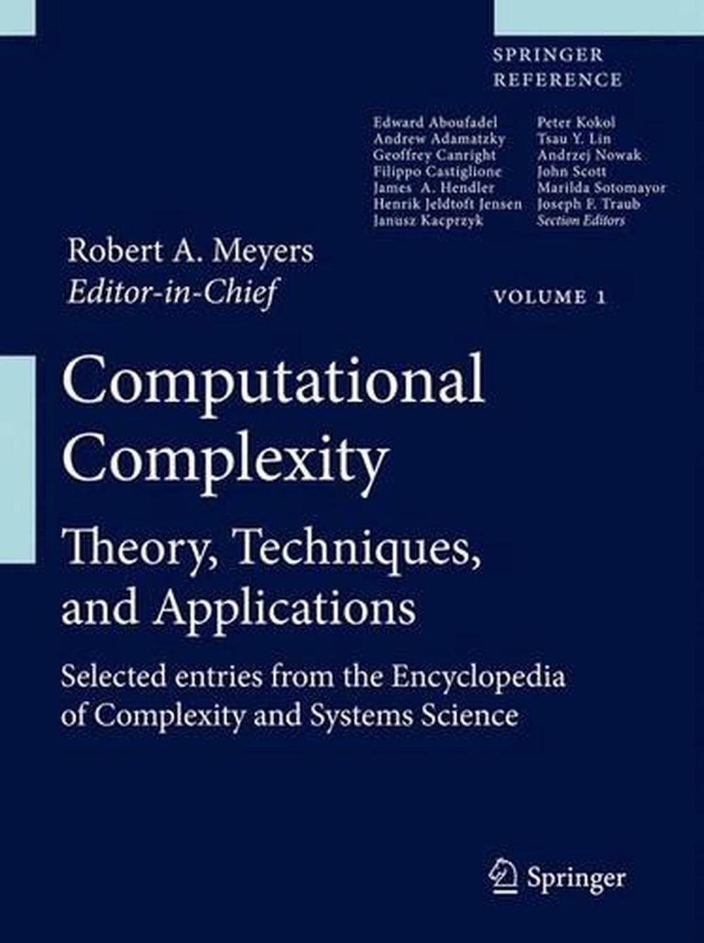 Computer complexes. Computational complexity. The Origins of the Computational complexity.