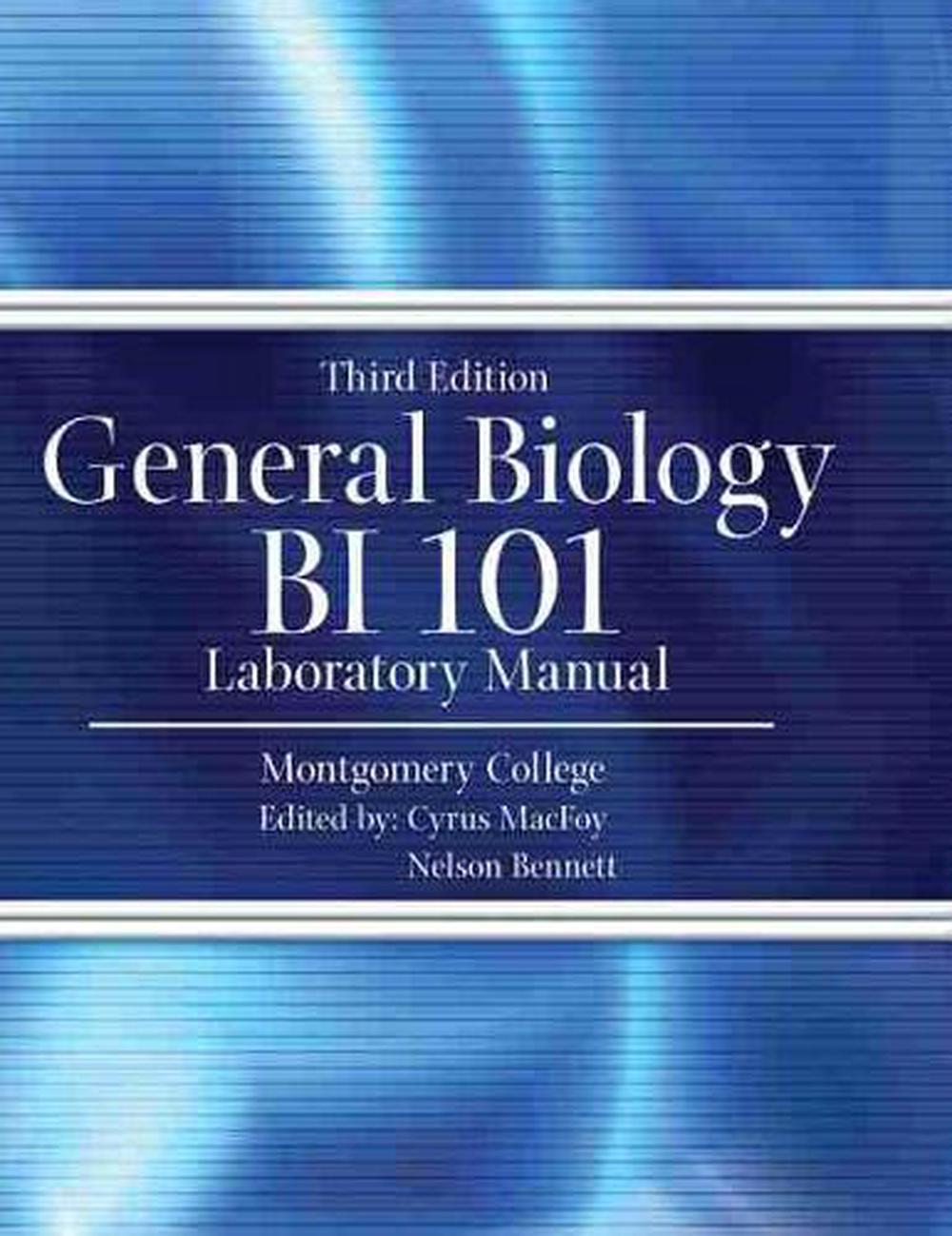 Biology 101 Lab Manual by Montgomery College (English) Paperback Book