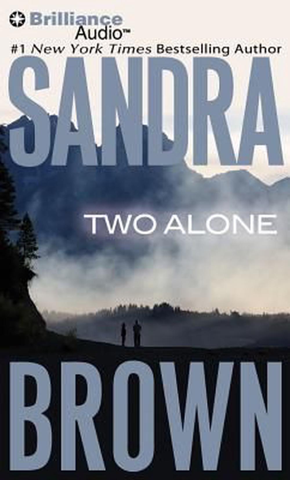 Two Alone by Sandra Brown (English) Compact Disc Book Free Shipping