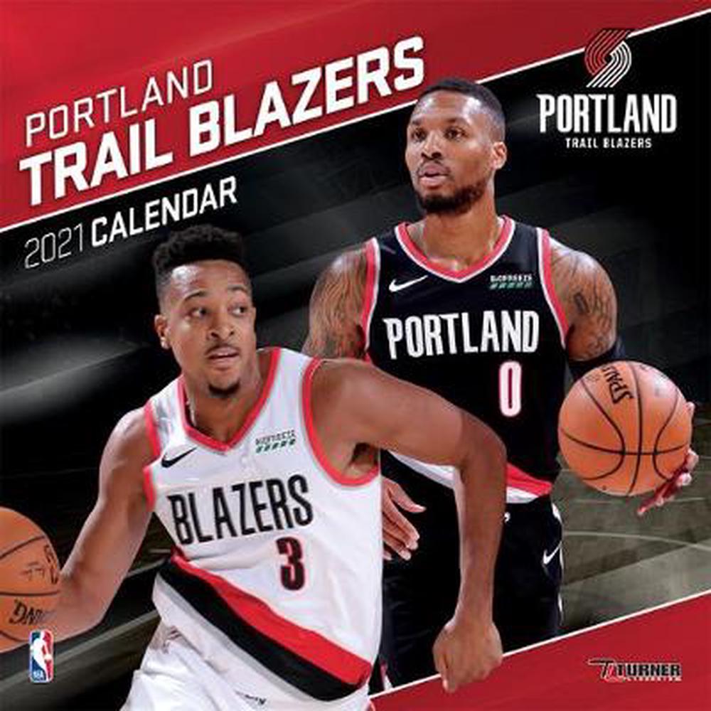 Portland Trail Blazers 2021 12x12 Team Wall Calendar (English) Wall