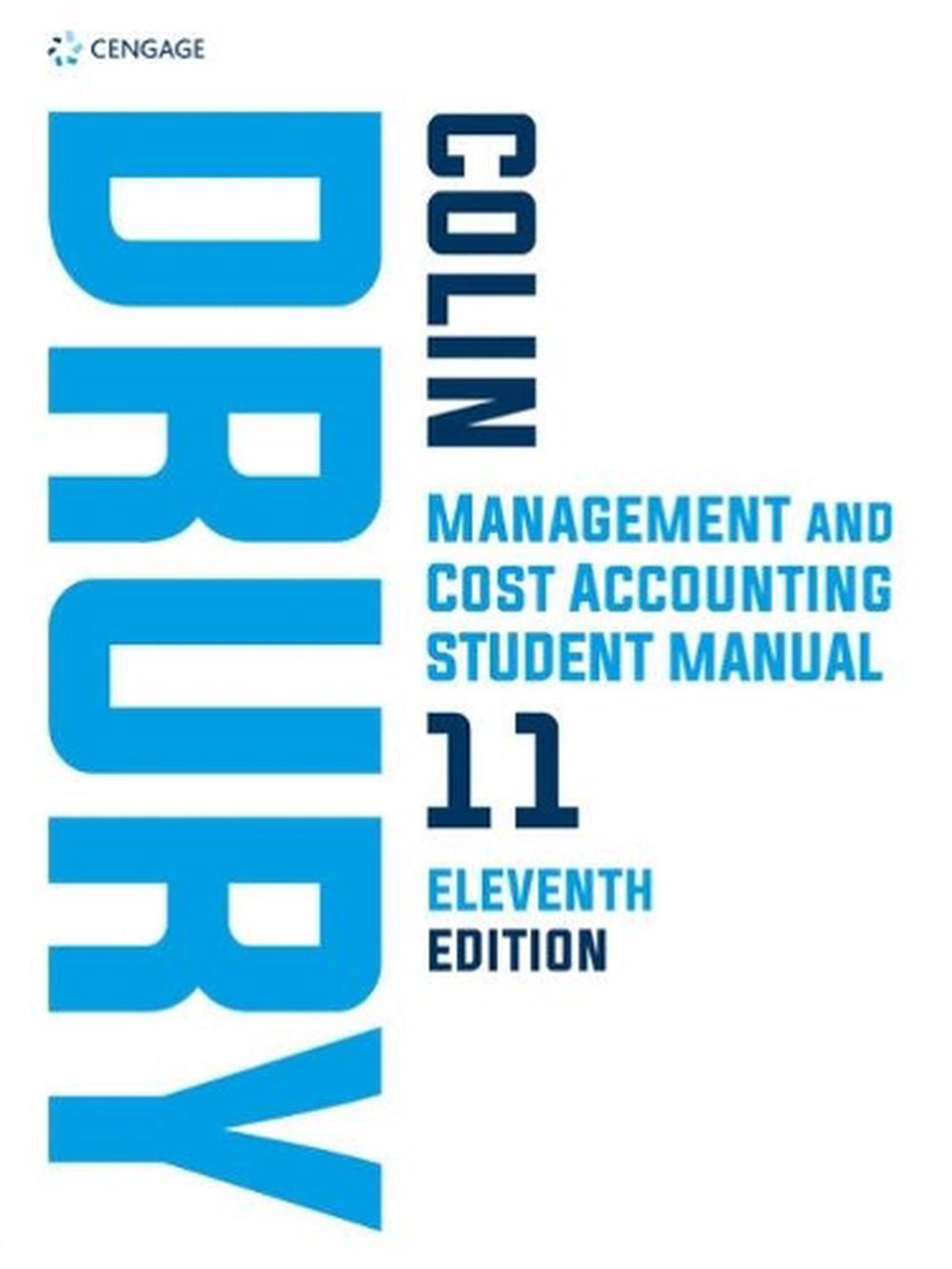 Management and Cost Accounting Student Manual by Colin Drury Hardcover