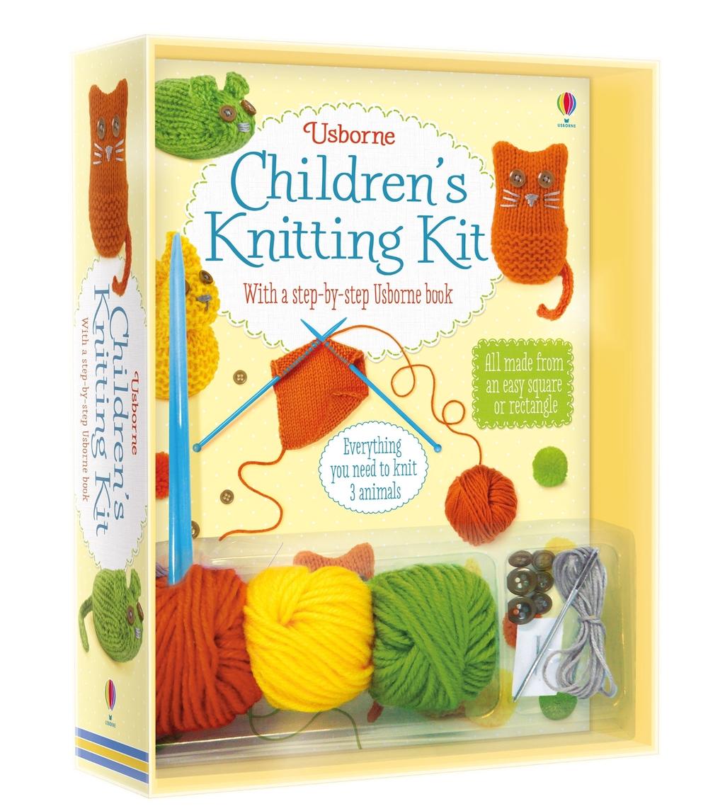 Children's Knitting Kit by Sarah Hull Novelty Book Free Shipping! eBay