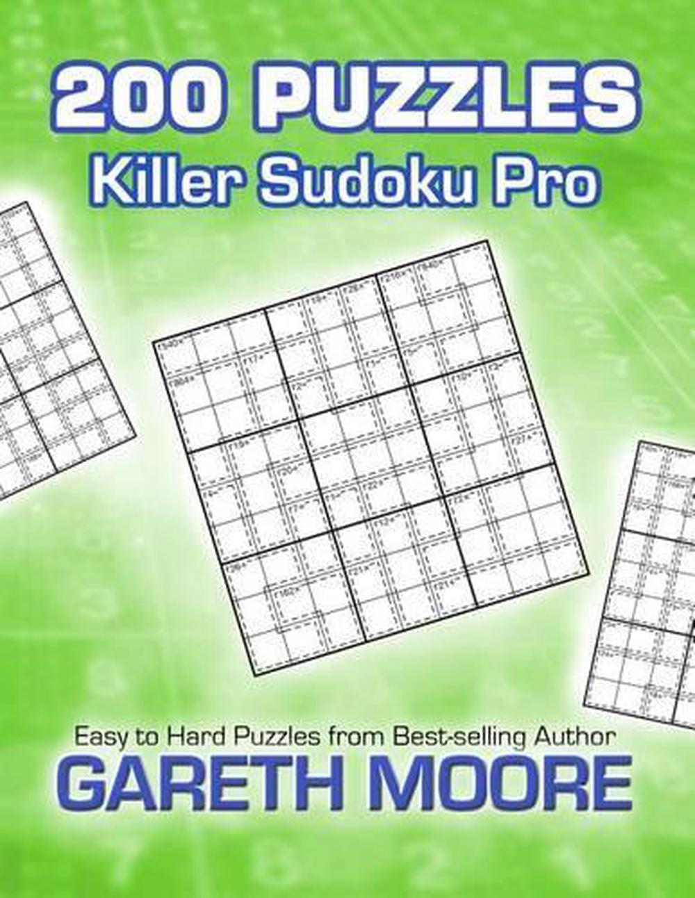 killer sudoku pro 200 puzzles by gareth moore english paperback book