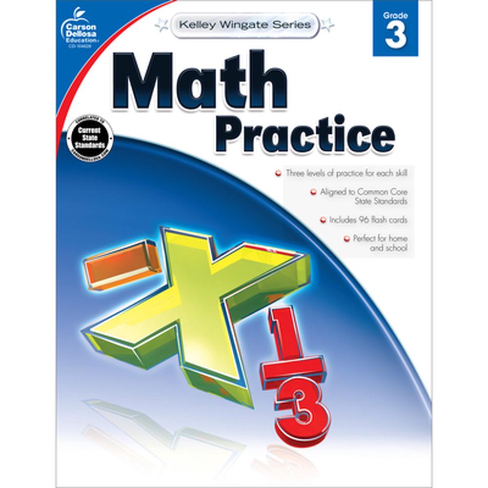 Math Practice, Third Grade (English) Paperback Book Free Shipping! 9781483805016 eBay
