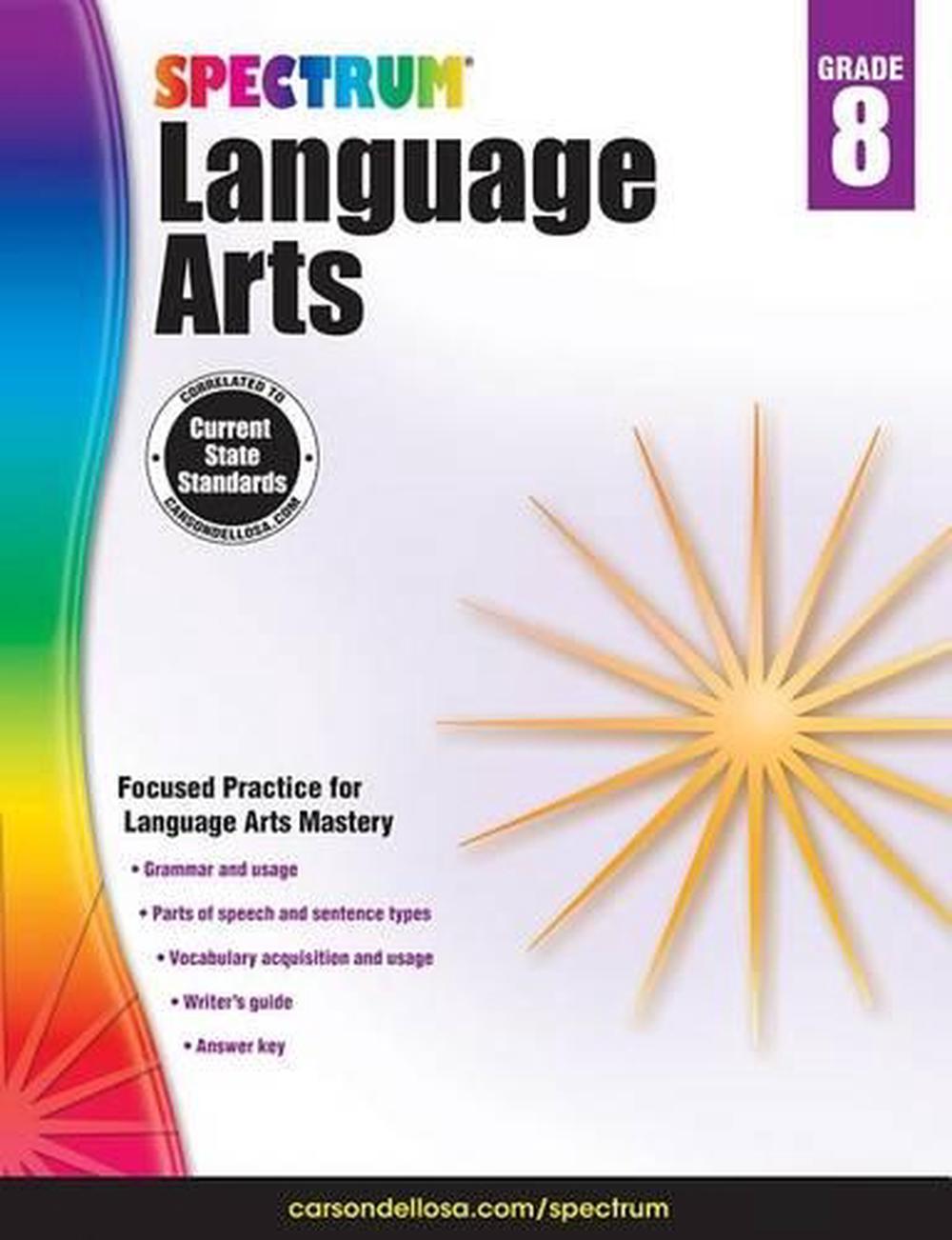 Spectrum Language Arts, Grade 8 by Spectrum (English) Paperback Book