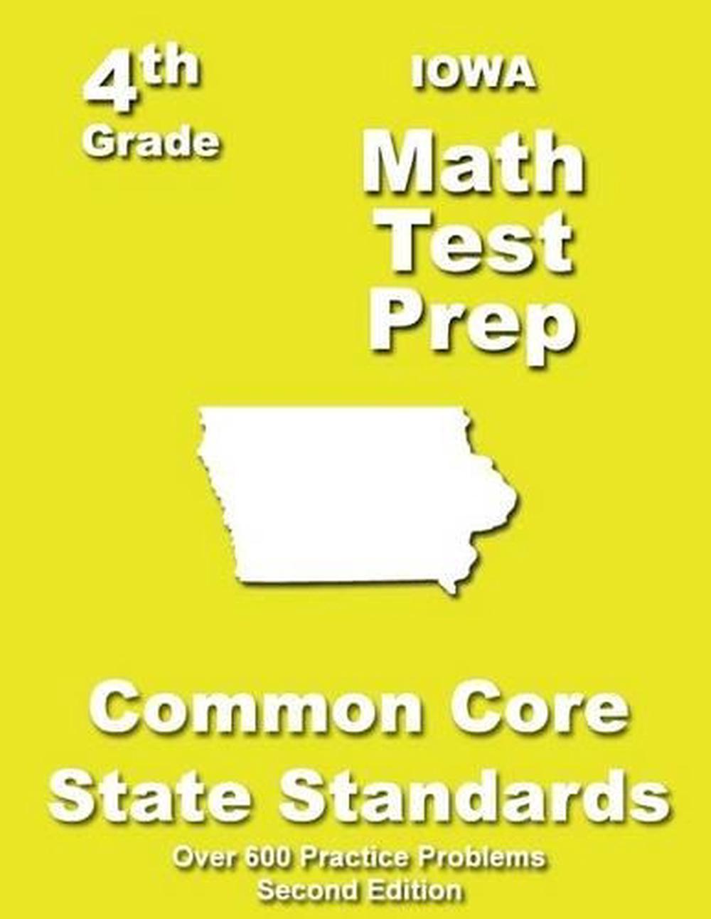 Iowa 4th grade math test prep common core learning standards by teachers treas ebay