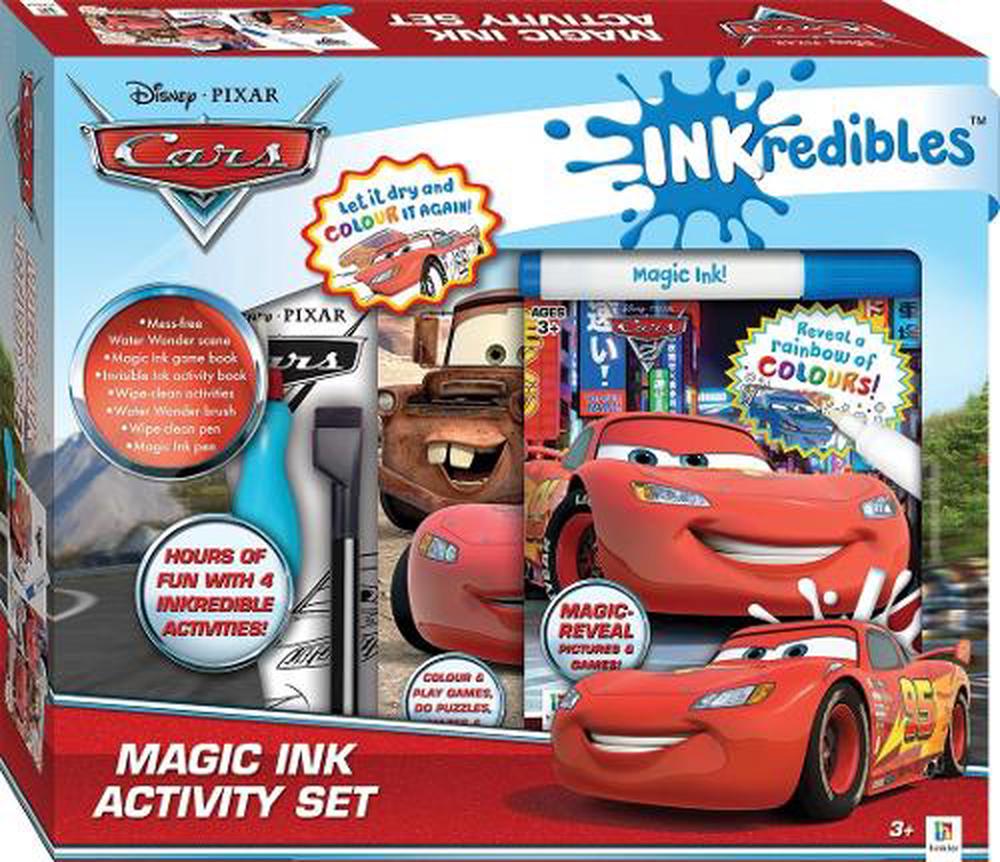 Cars Inkredibles Magic Ink Activity Box Free Shipping! 9781488931390 eBay