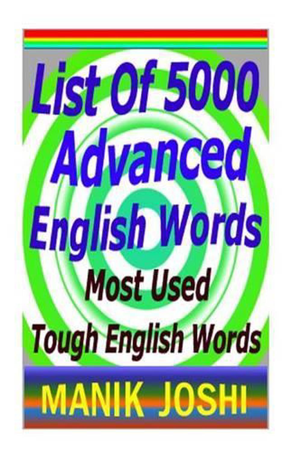 list-of-5000-advanced-english-words-most-used-tough-english-words-by