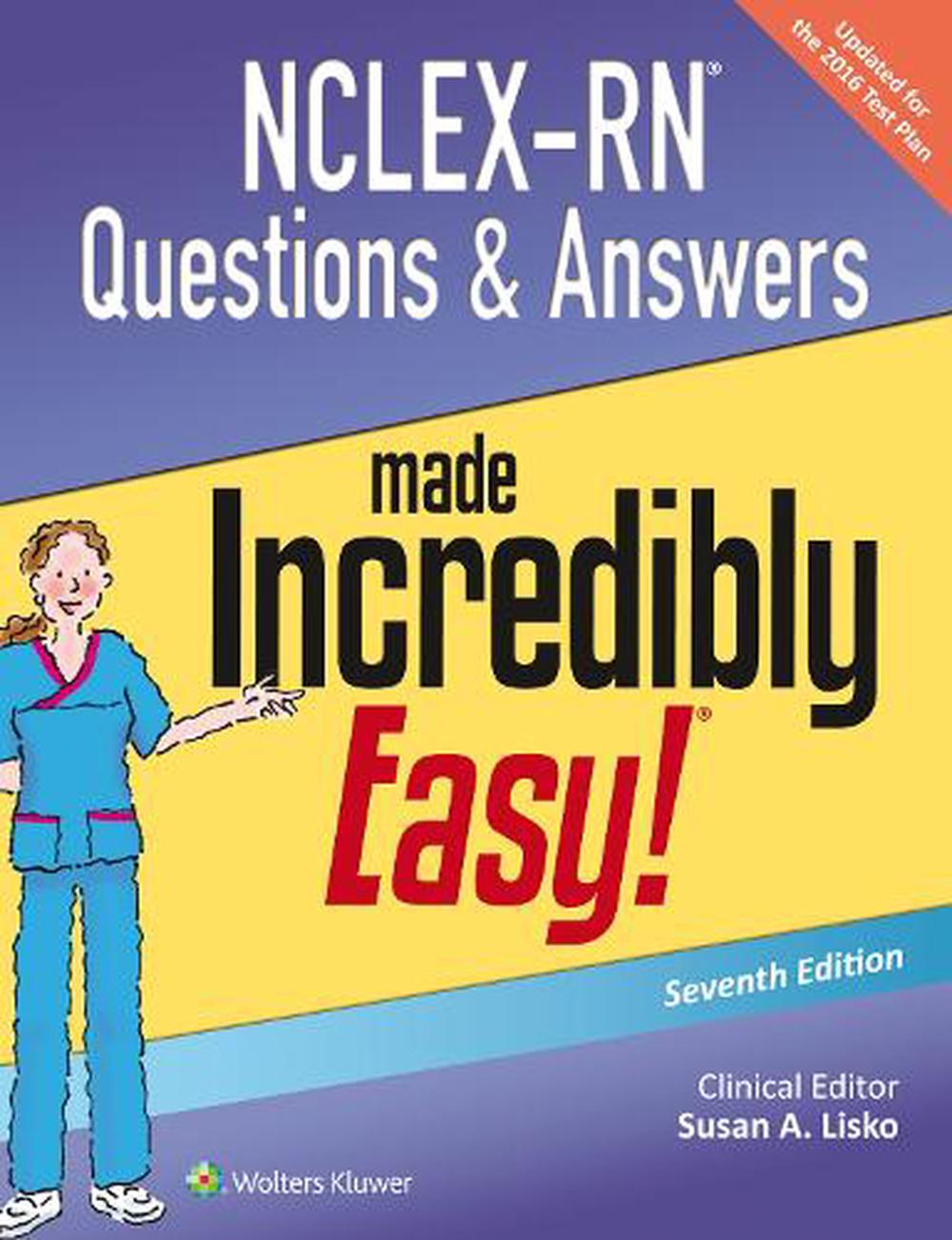 Nclexrn Questions & Answers Made Incredibly Easy by Susan A. Lisko (English) Pa 9781496325495