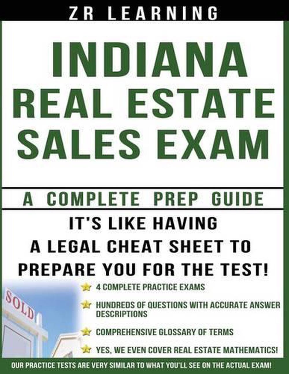 Indiana Real Estate Sales Exam Questions by Zr Learning LLC (English