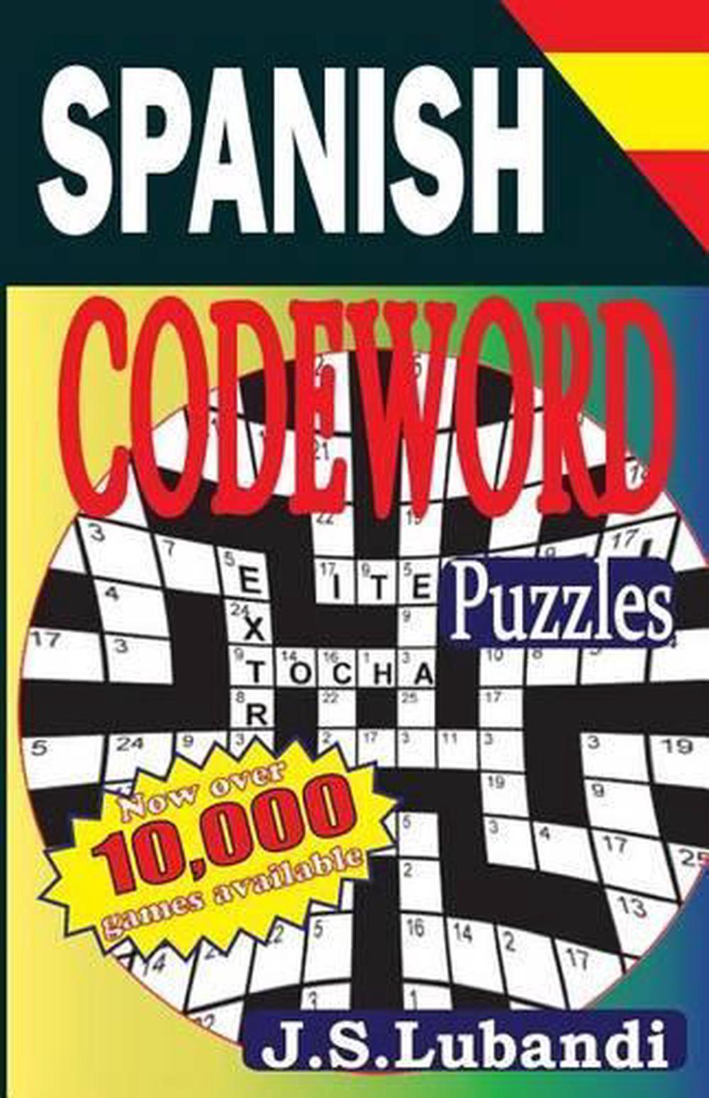 Spanish Codeword Puzzles by J.S. Lubandi (Spanish) Paperback Book Free