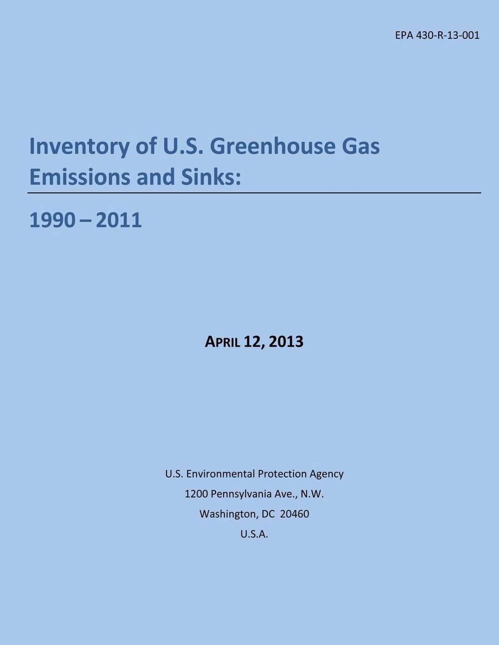 Inventory of U.S. Greenhouse Gas Emissions and Sinks 1990