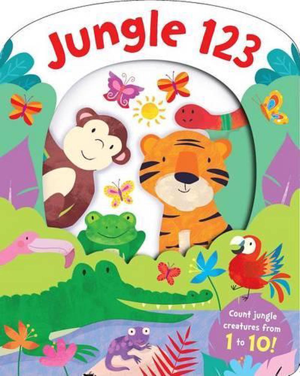 Jungle 123 by Little Bee Books (English) Board Books Book Free Shipping ...