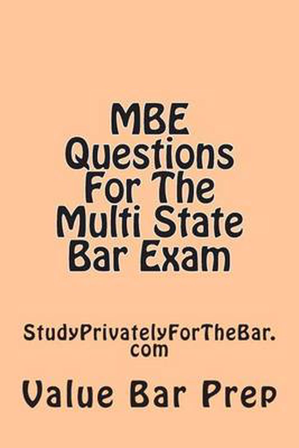 MBE Questions for the Multi State Bar Exam by Value Bar Prep (English