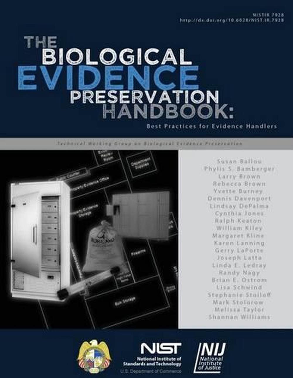 Nistir 7928 The Biological Evidence Preservation Handbook: Best ...