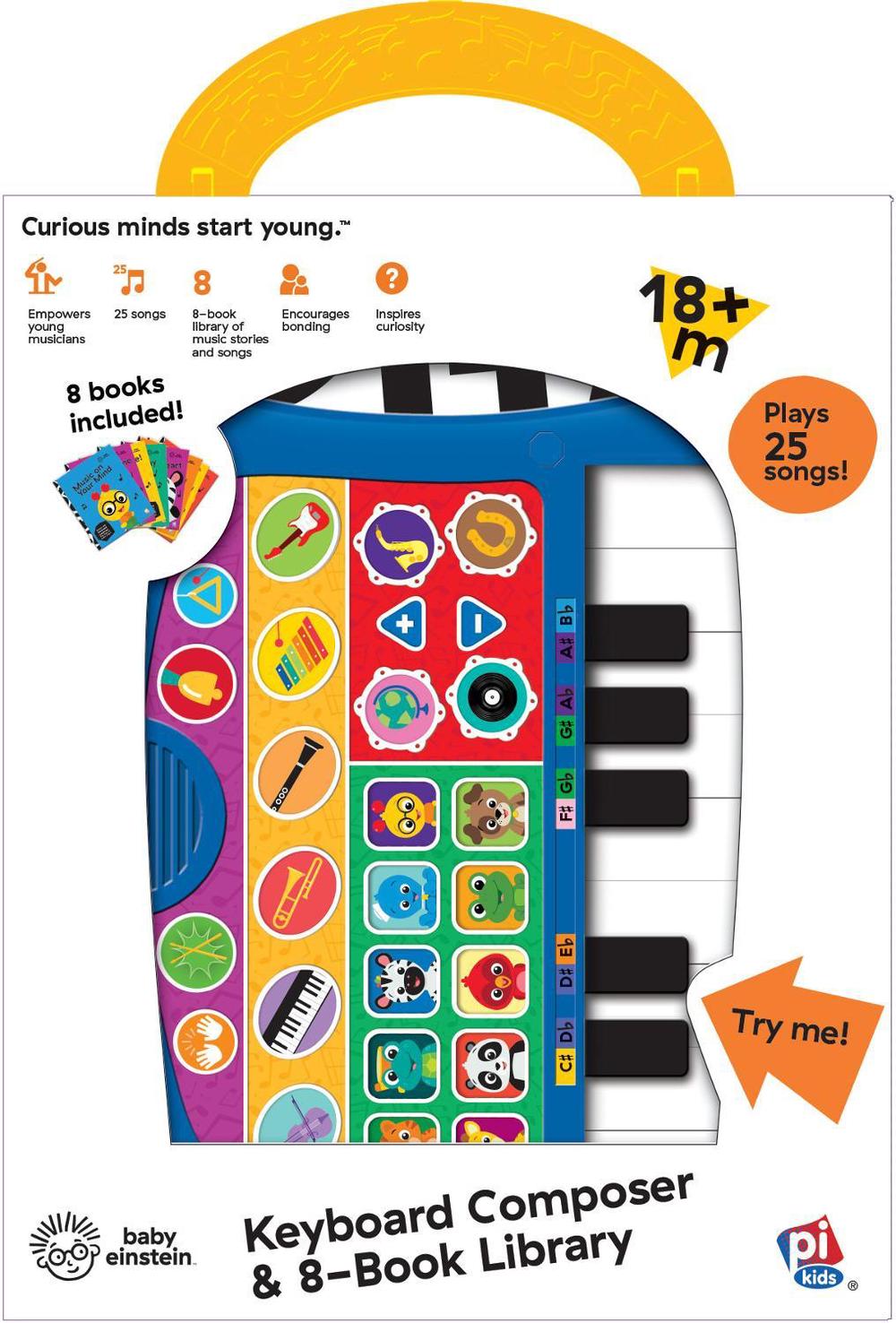 Baby Einstein Keyboard Composer and 8Book Library P.I