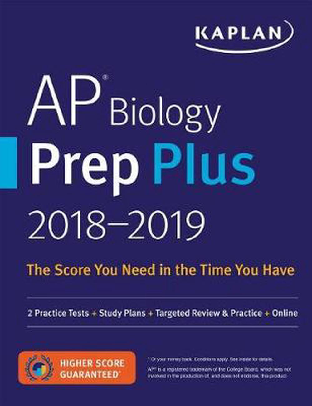 AP Biology Prep Plus 20182019 by Kaplan Test Prep Paperback Book Free