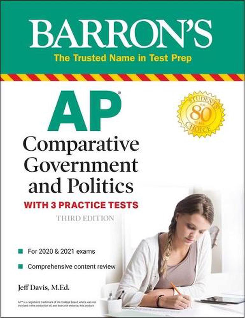 AP Comparative Government and Politics With 3 Practice Tests by Jeff