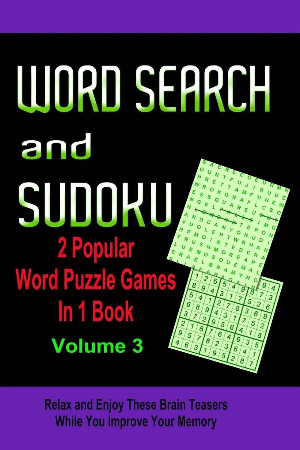 Word Search And Sudoku Volume 3 2 Popular Puzzle Games In 1 Book By John Dennan Ebay