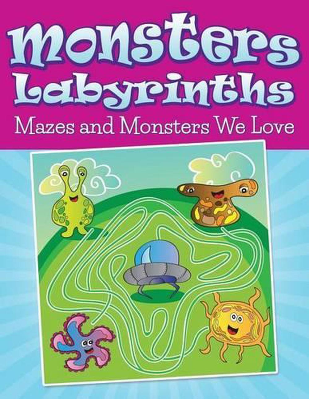 Monsters Labyrinth Mazes and Monsters We Love by Melonee (English