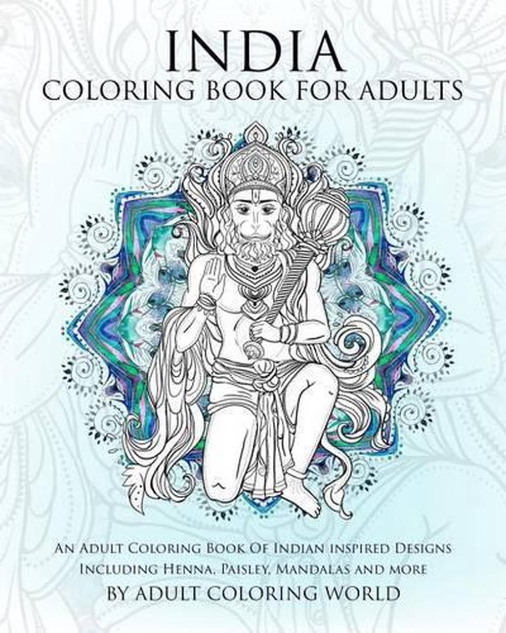 Download India Coloring Book for Adults: An Adult Coloring Book of ...