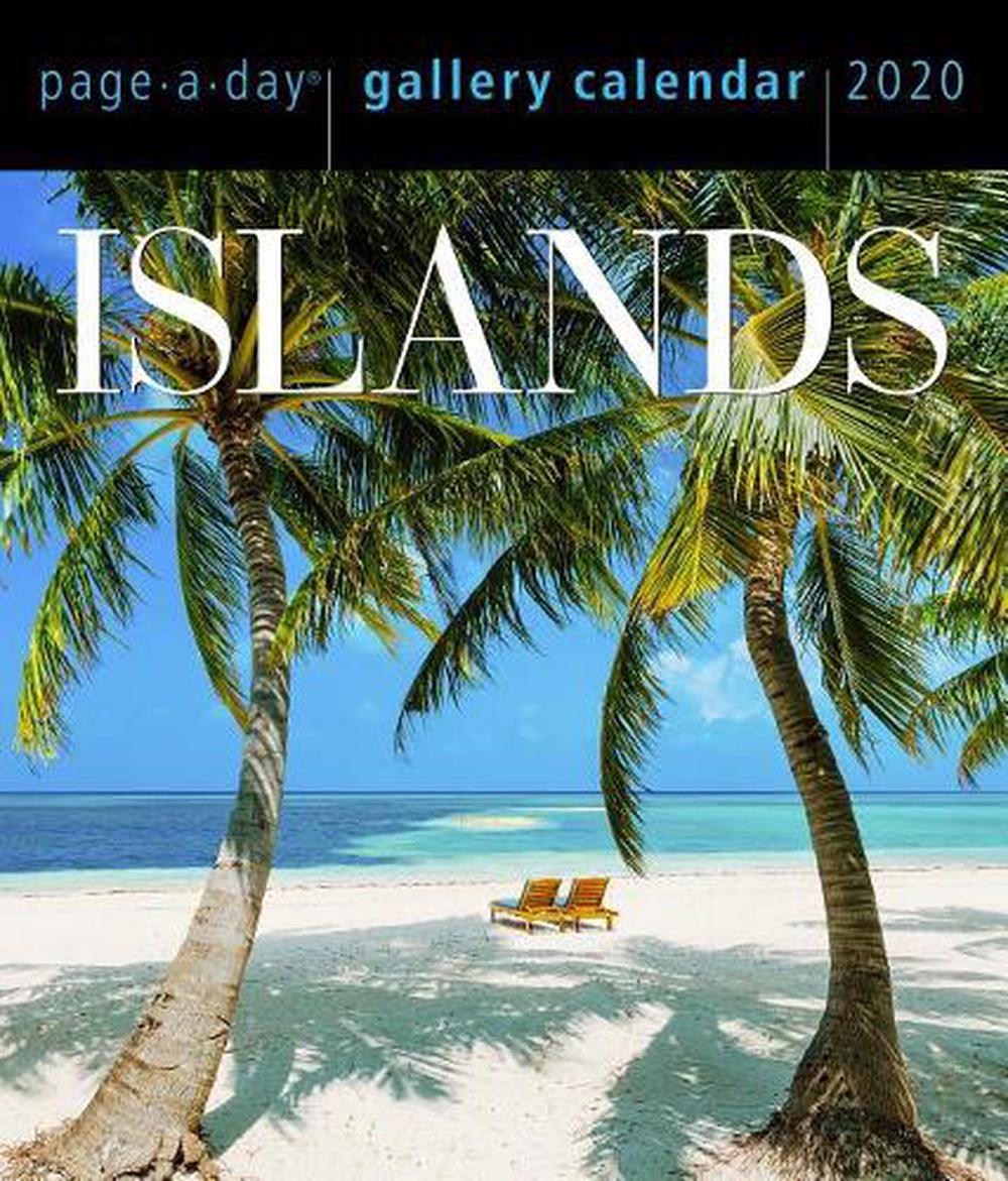 2020 Islands Pageaday Gallery Wall Calendar by Workman Calendars Free