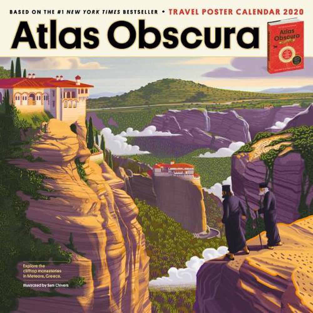 2020 Atlas Obscura Wall Calendar by Atlas Obscura Free Shipping