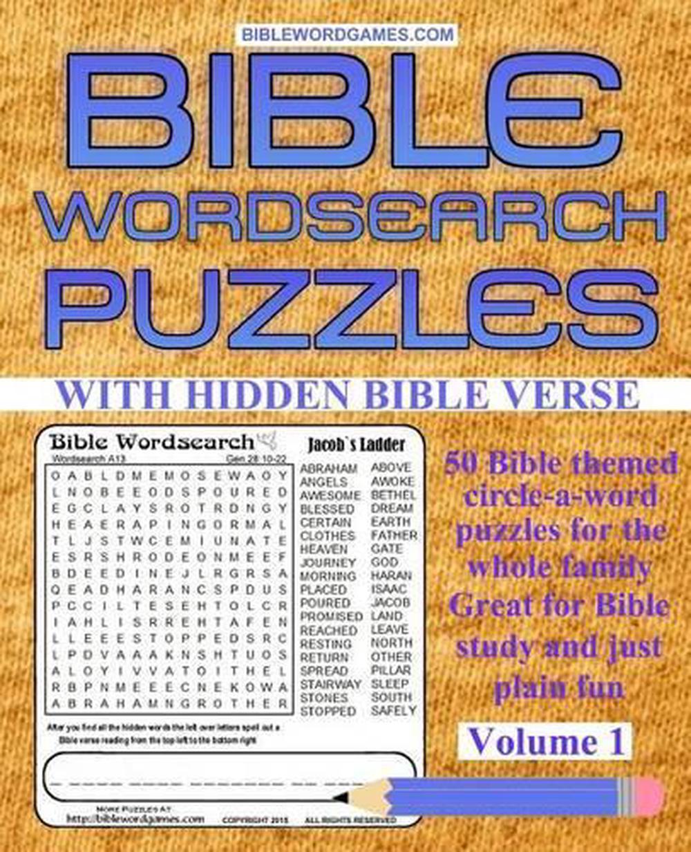 bible word search puzzles volume 1 50 new large print bible themed