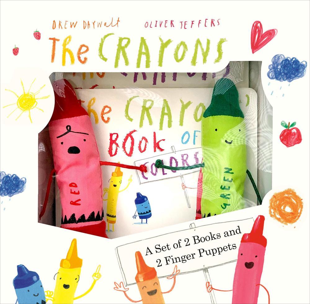 The Crayons A Set of Books and Finger Puppets by Drew Daywalt (English