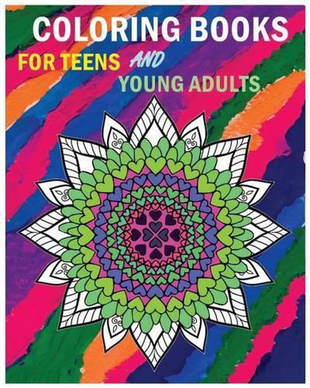 Download Coloring Books for Teens and Young Adults: Happy Mandala ...