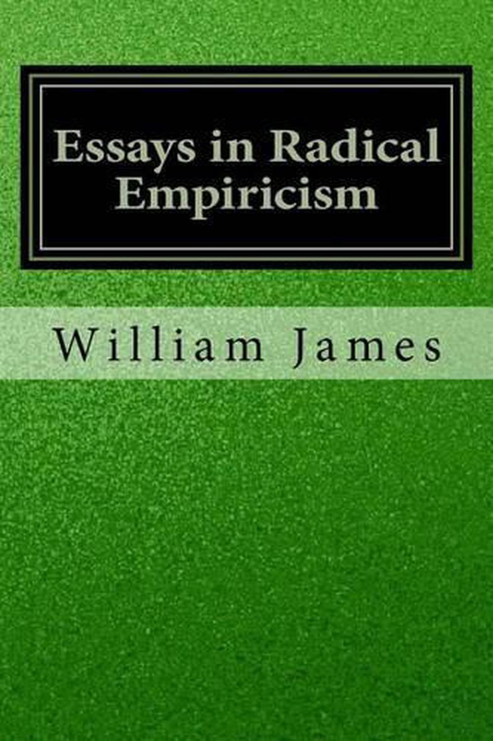 essays in radical empiricism