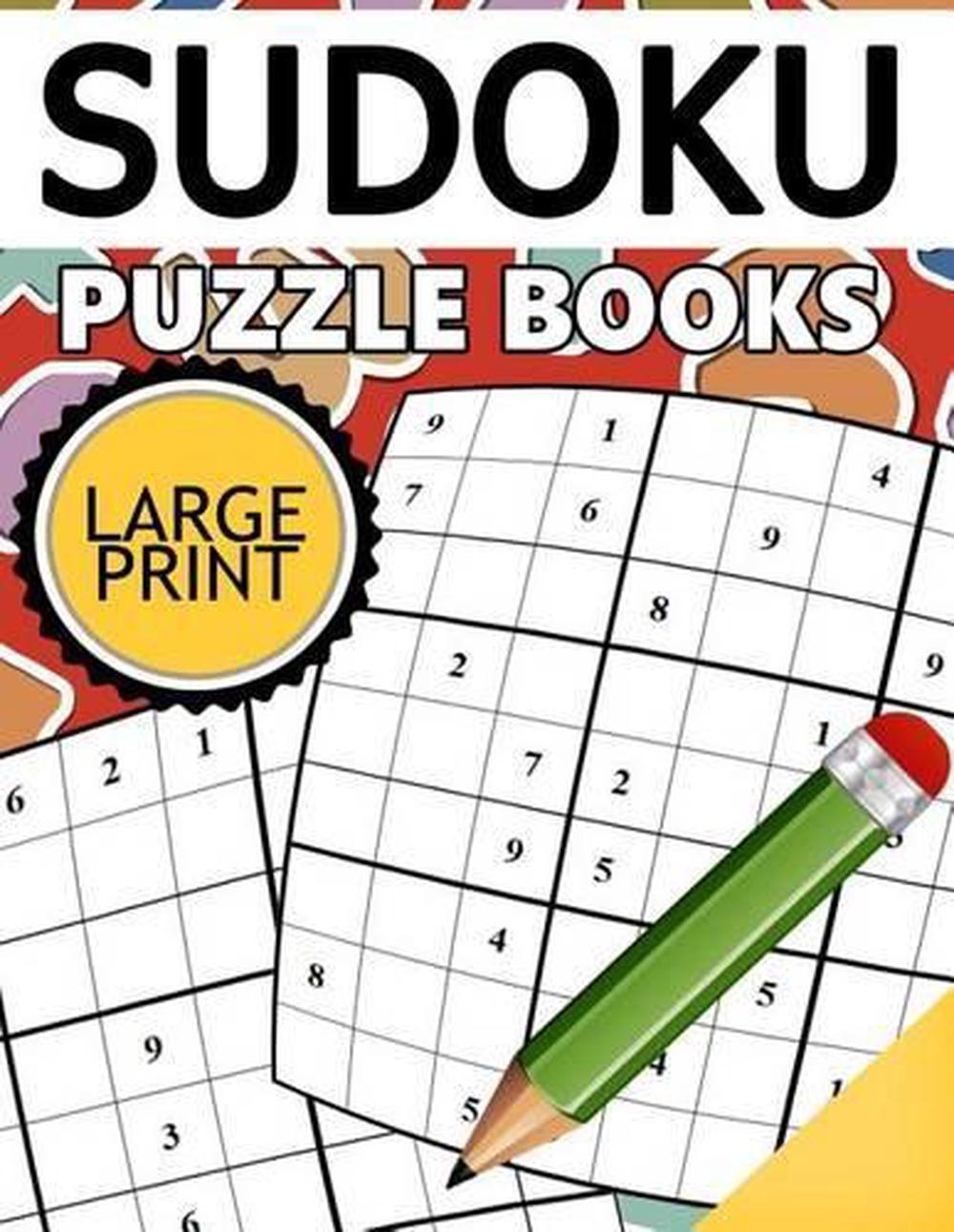 sudoku puzzle books large print easy medium to hard level puzzles for