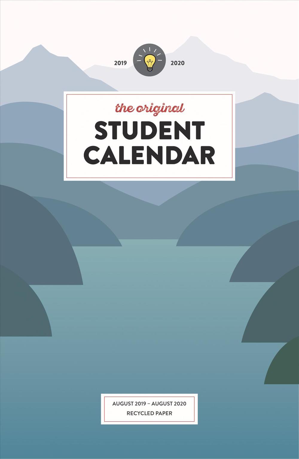 The Original Student Calendar 2019/20 (English) Desk Book Free Shipping
