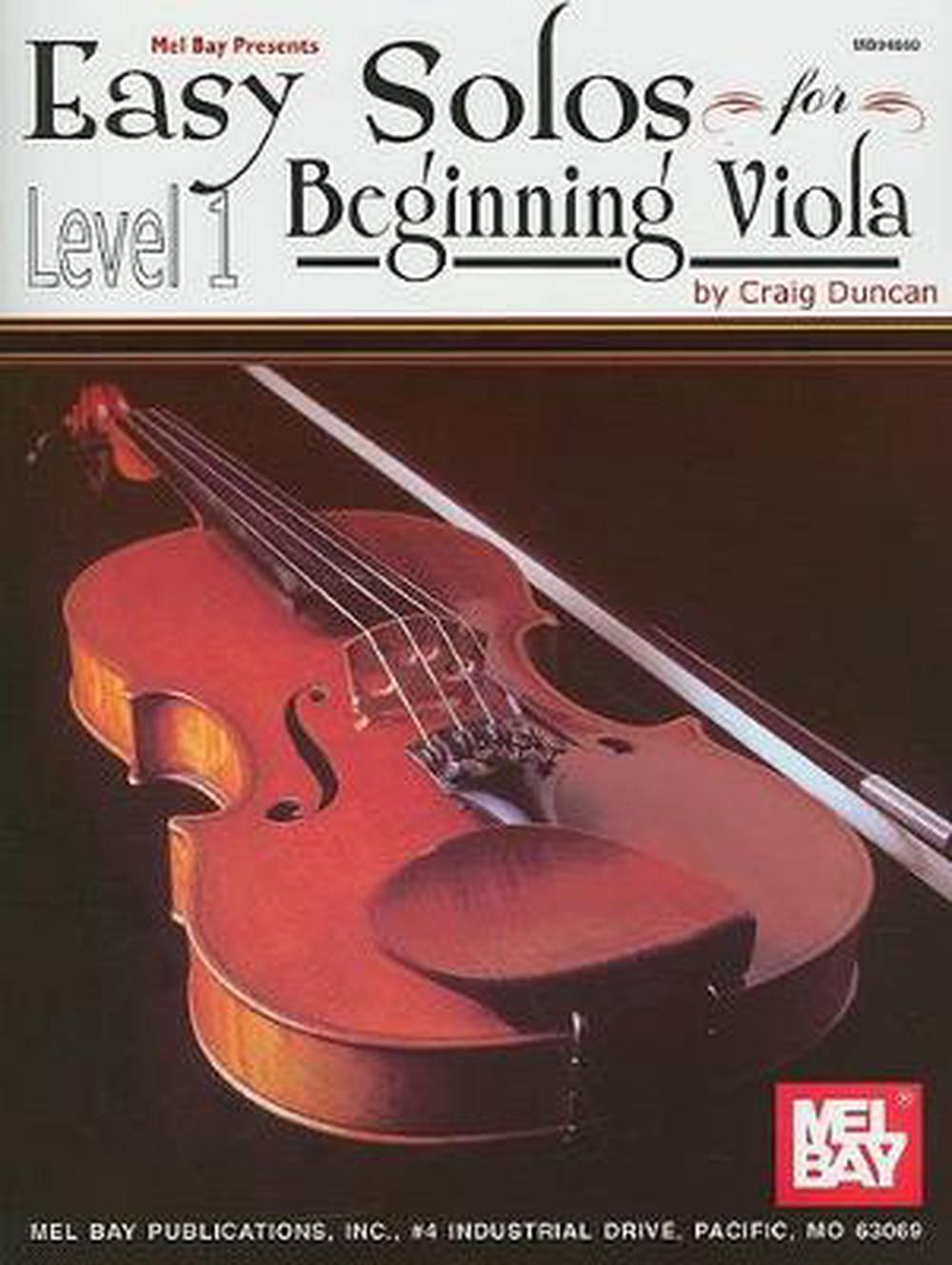 Easy Solos for Beginning Viola, Level 1 by Craig Duncan (English