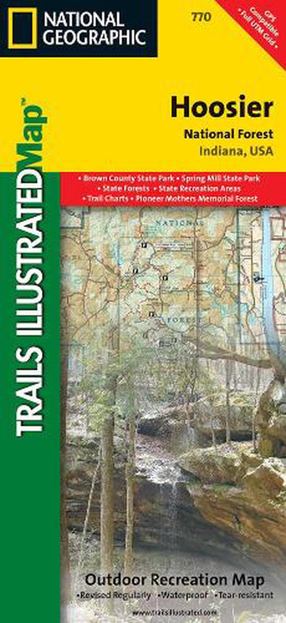 Hoosier National Forest, Indiana: Outdoor Recreation Map by National ...