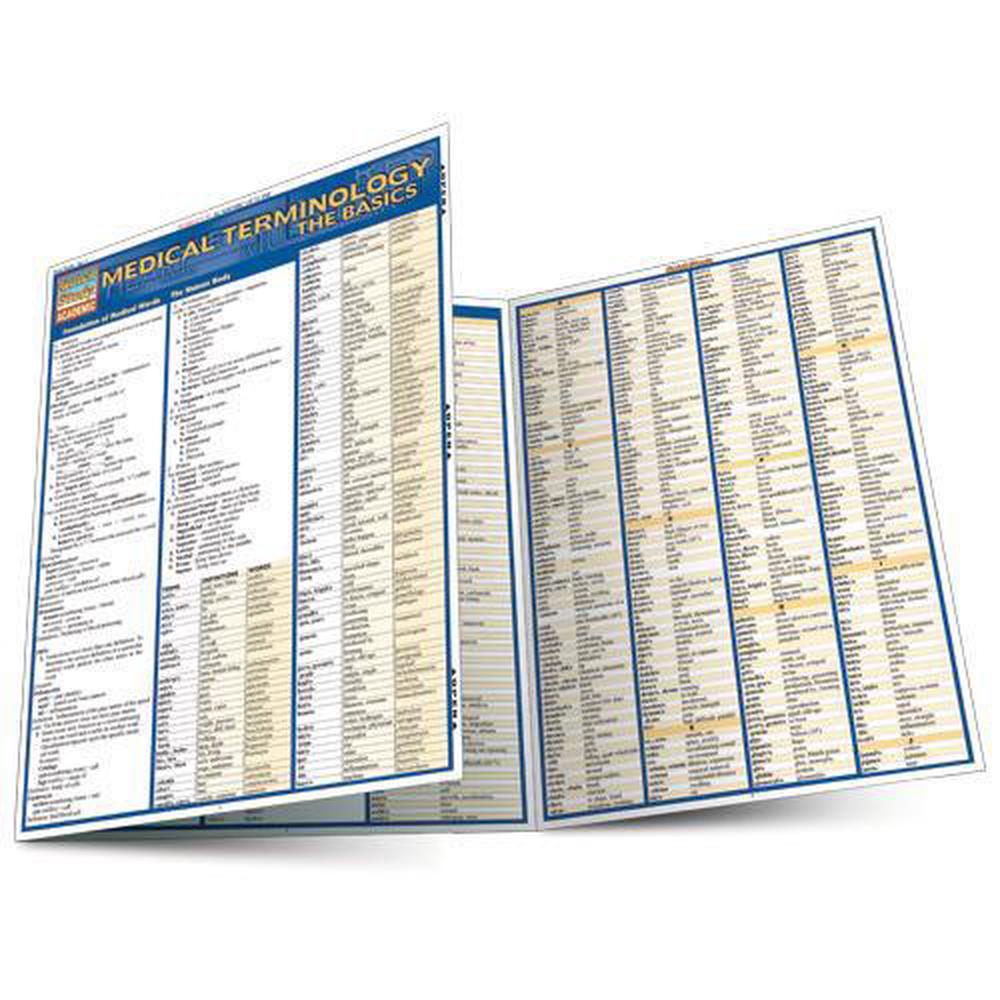 Basic Medical Terminology Chart