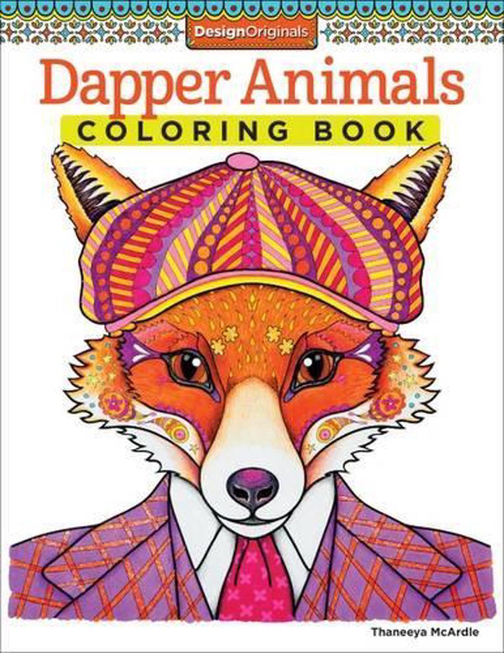 Download Dapper Animals Coloring Book by Thaneeya Mcardle (English) Paperback Book Free S 9781574219586 ...