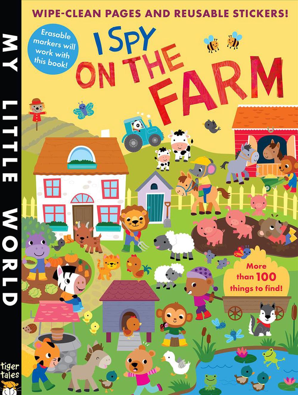 I Spy on the Farm Sticker Activity by Jonathan Litton (English ...