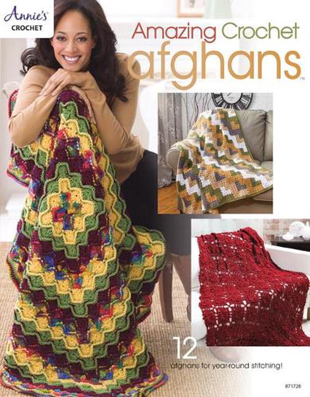 Amazing Crochet Afghans by Annie's (English) Paperback Book Free