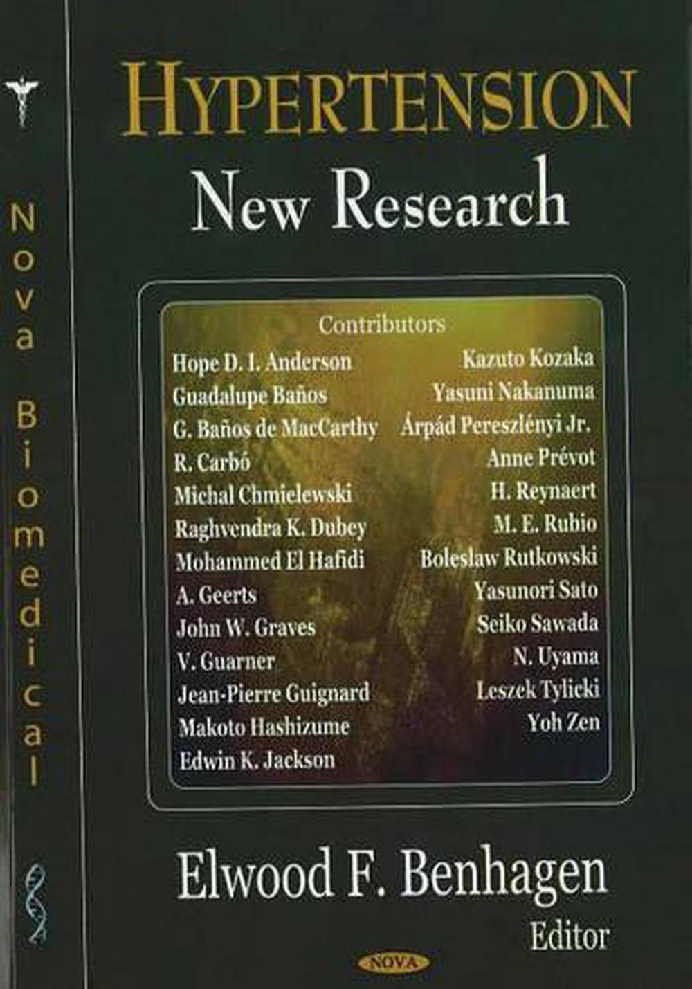 Hypertension New Research English Paperback Book Free Shipping