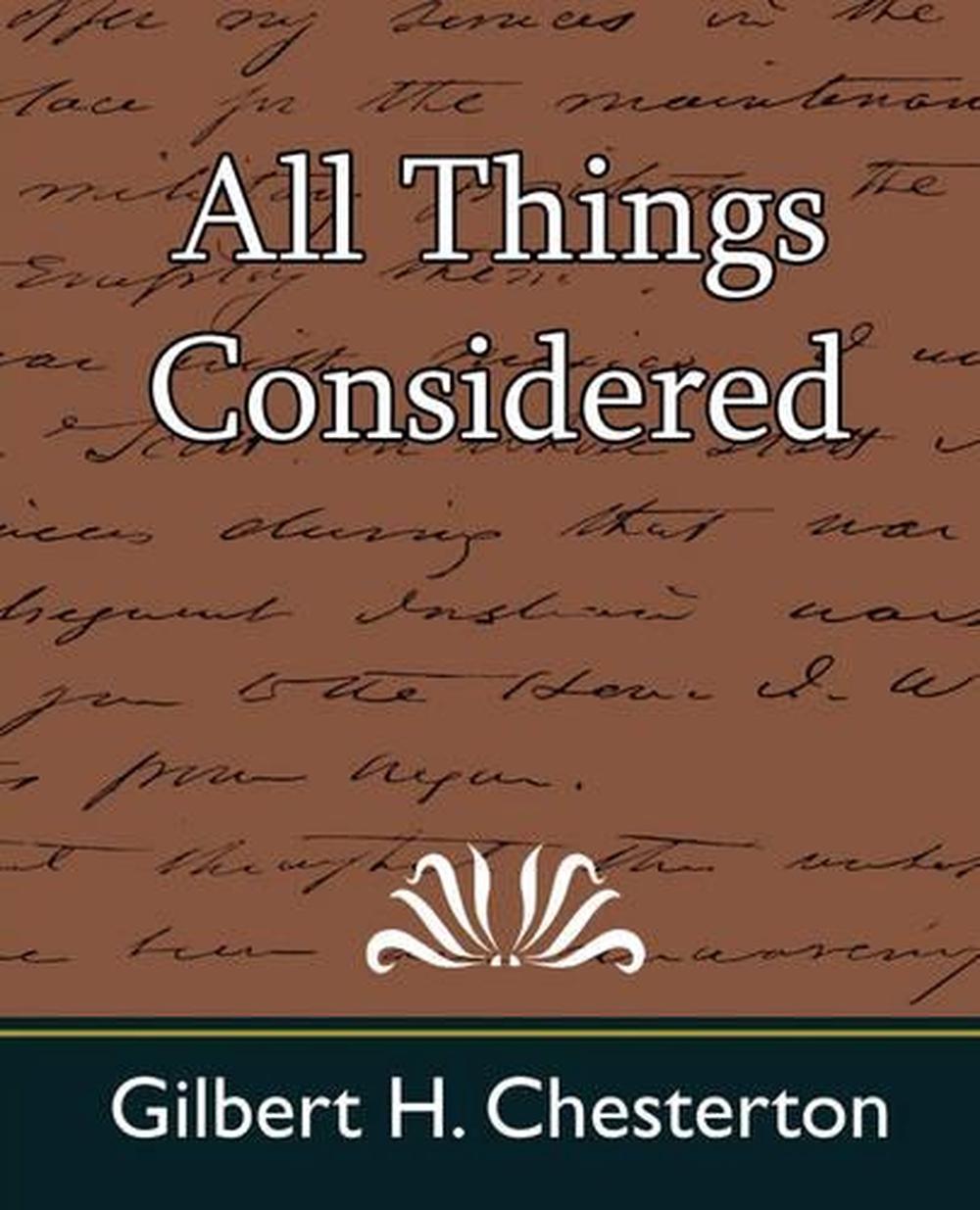 all things considered book reviews