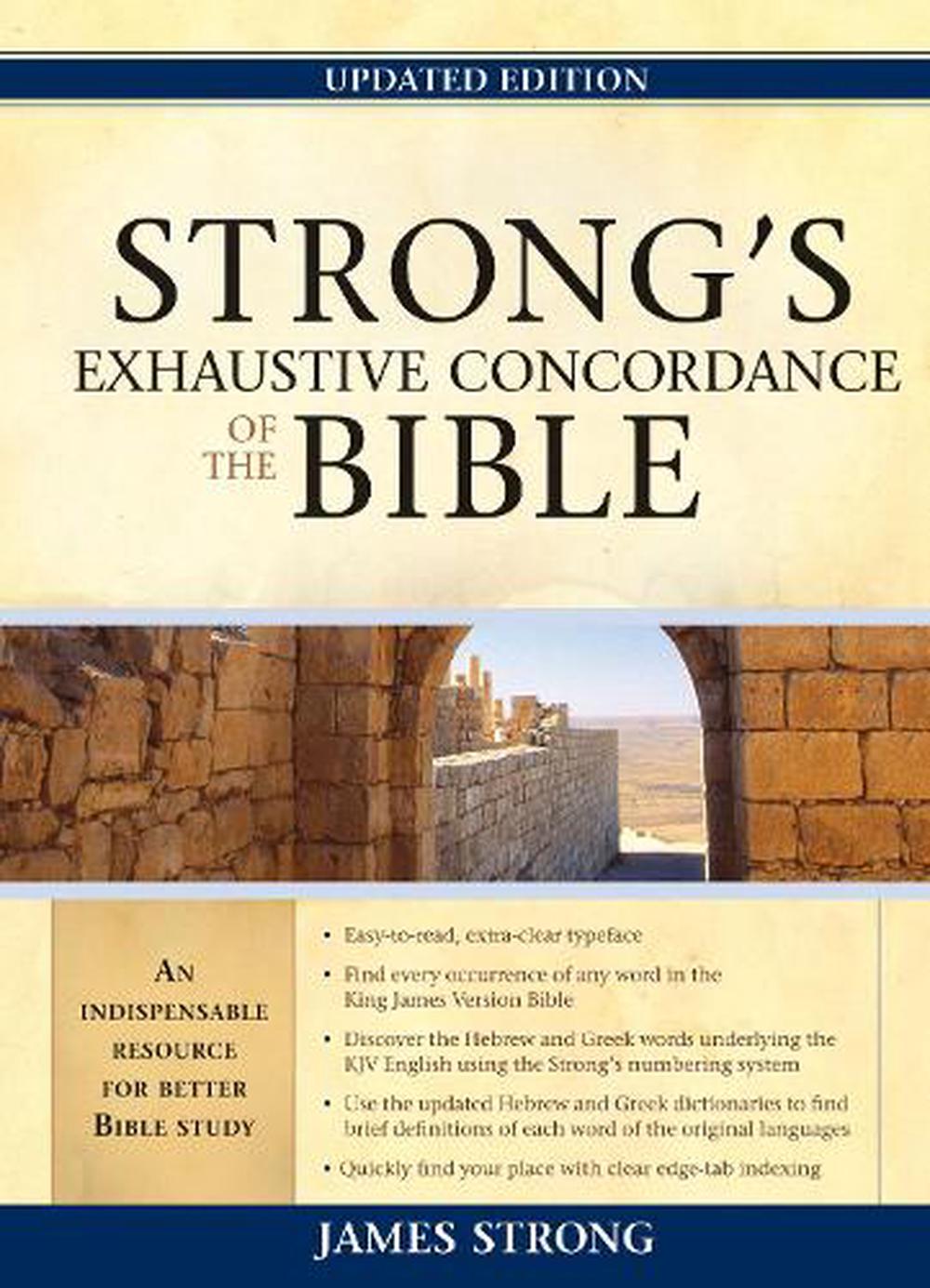 Strong's Exhaustive Concordance to the Bible by James Strong (English) Hardcover eBay