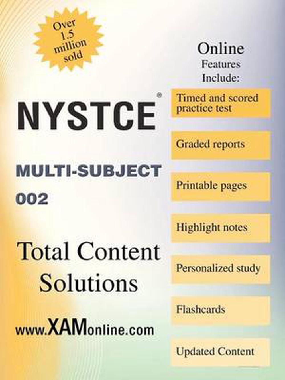 Nystce Cst MultiSubject 002 Total Content Solutions by Sharon A. Wynne (Engli 9781607873587