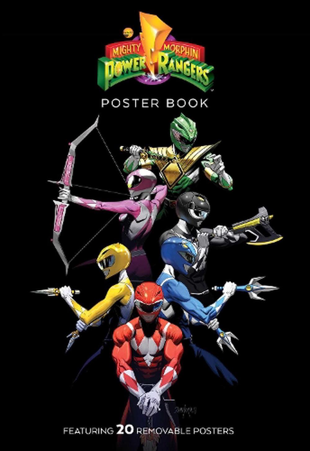 Mighty Morphin Power Rangers Poster Book (English) Paperback Book Free Shipping! 9781608869664